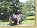 Sculpture garden. 